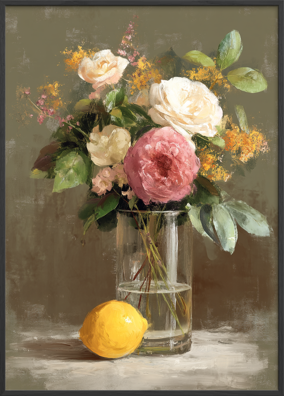 Hvisken af silke og citron - Black Frame, No Border