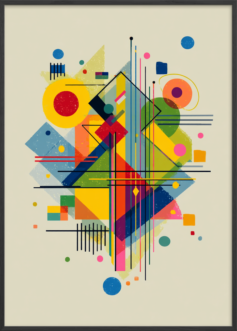 Rytmens farverige symfoni - Black Frame, No Border