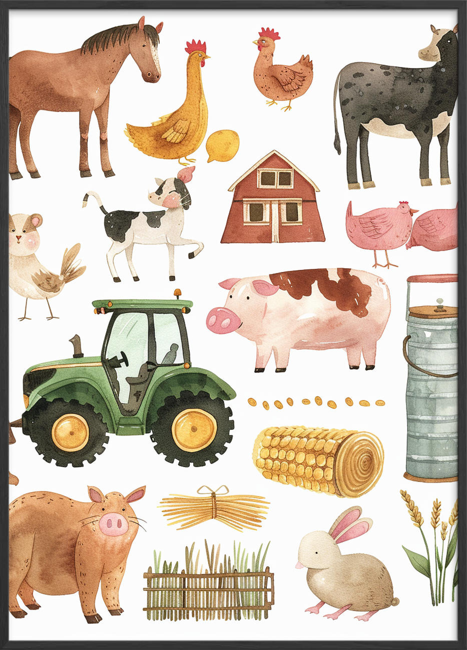 Duften af halm og regn - Black Frame, No Border