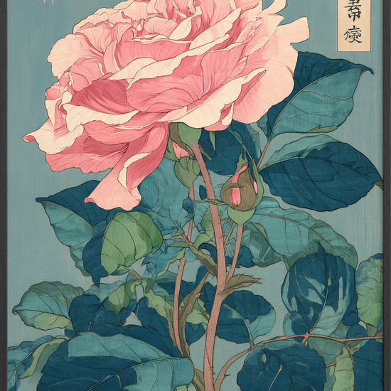 Duft af blød silke - Black Frame, No Border