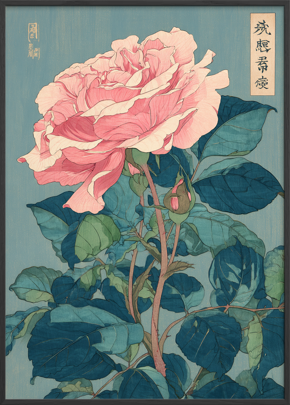 Duft af blød silke - Black Frame, No Border