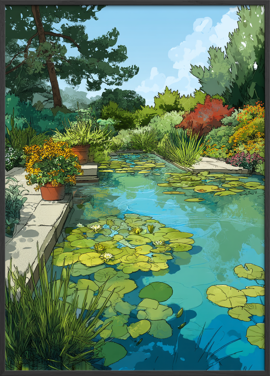 Vandets stille sang - Black Frame, No Border