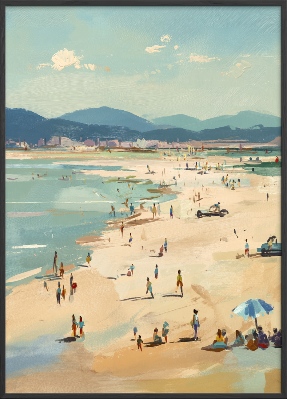 Saltets hvisken ved kysten - Black Frame, No Border