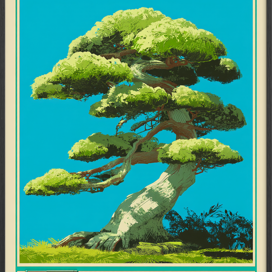 Vindens hvisken i grønne kroner - Black Frame, No Border