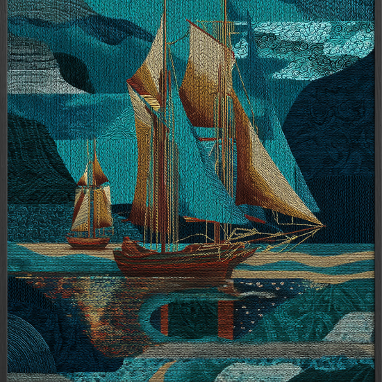 Sejlens sang under månen - Black Frame, No Border