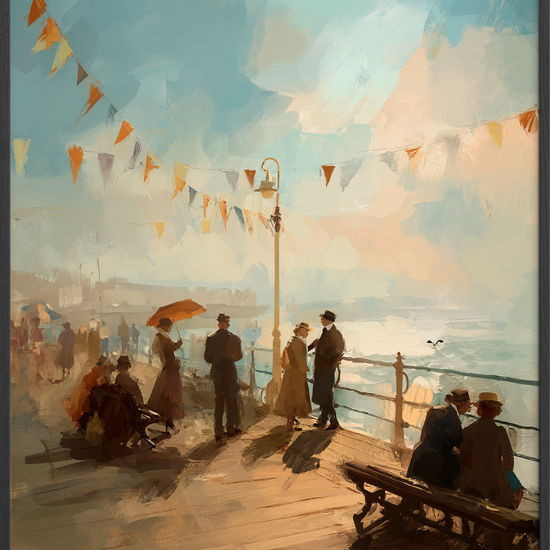 Solskinsvarme under flagernes sus - Black Frame, No Border