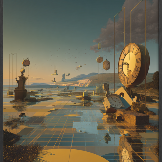 Tidens hvisken over havet - Black Frame, No Border