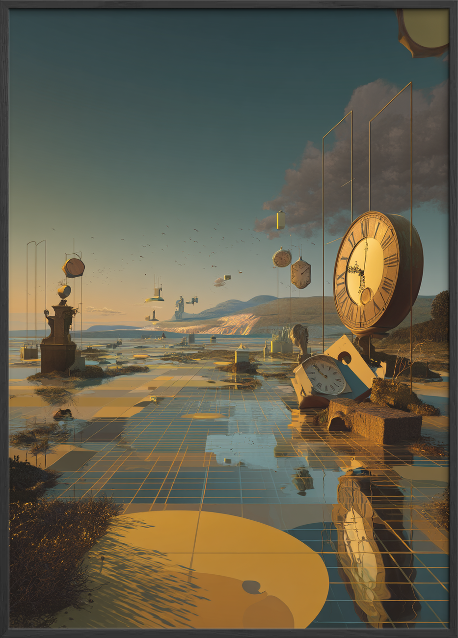 Tidens hvisken over havet - Black Frame, No Border