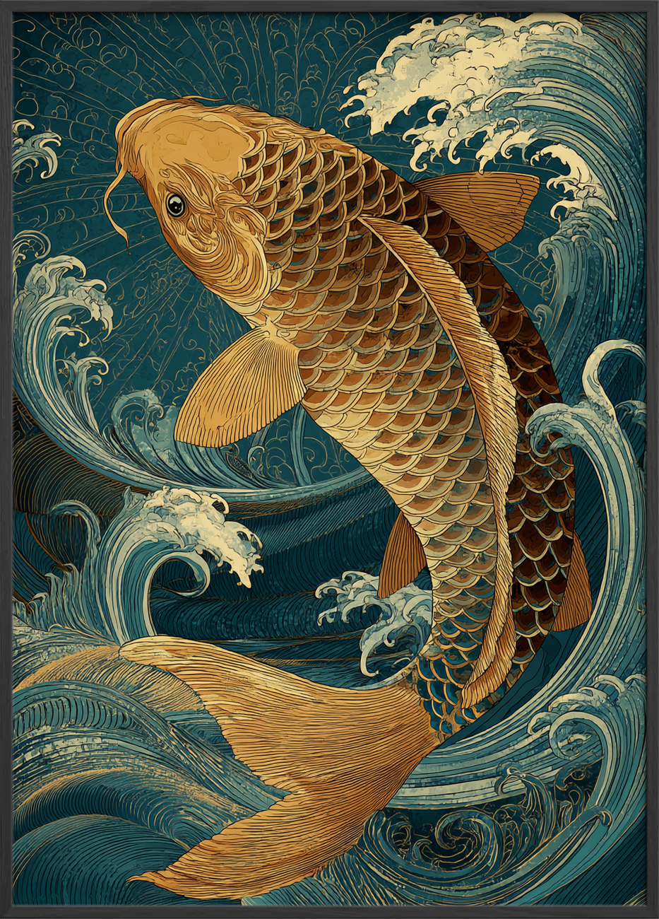 Guldets hvisken under bølgerne - Black Frame, No Border