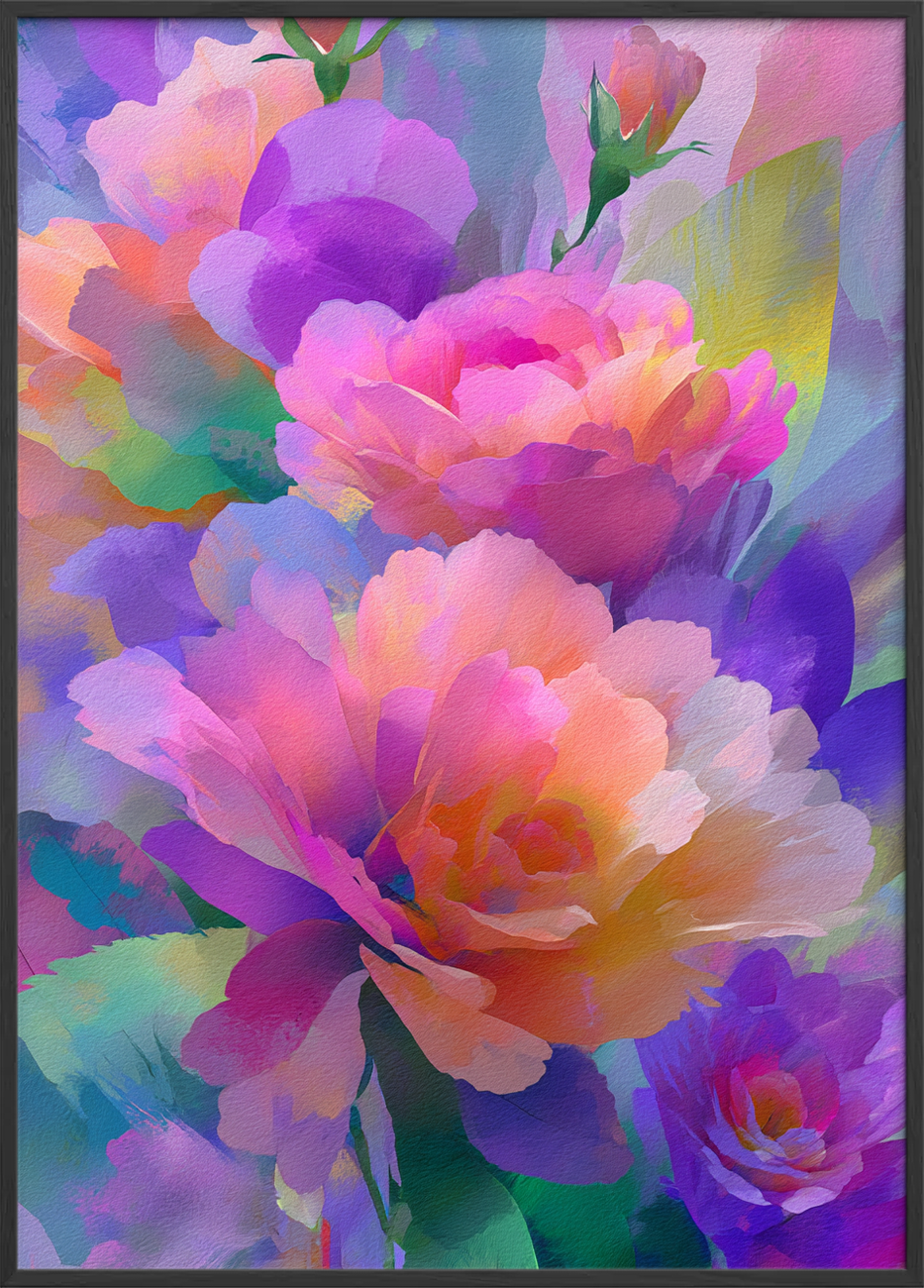 Duften af skjult sommersang - Black Frame, No Border