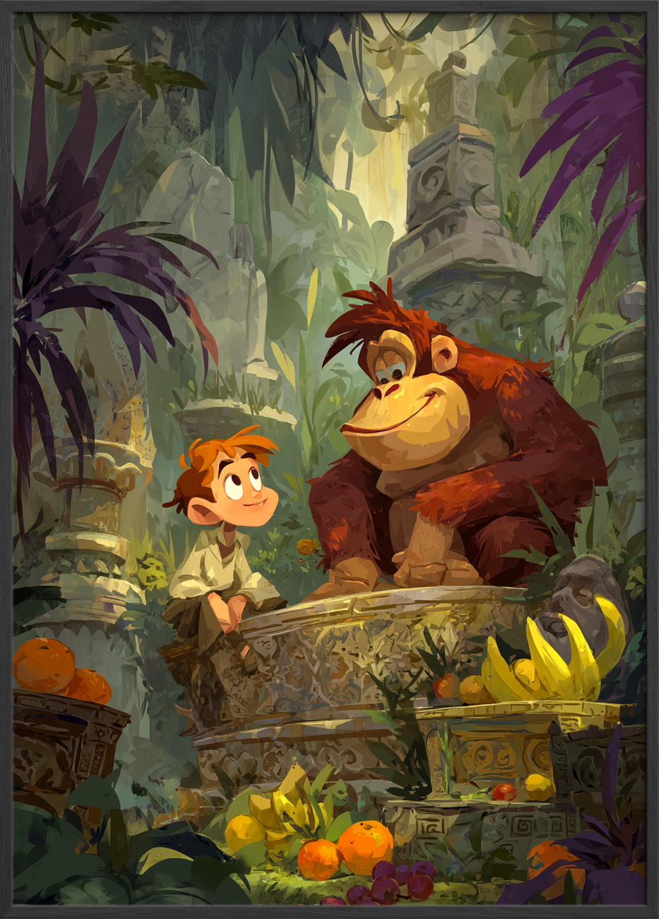 Smag af barndommens regnskov - Black Frame, No Border