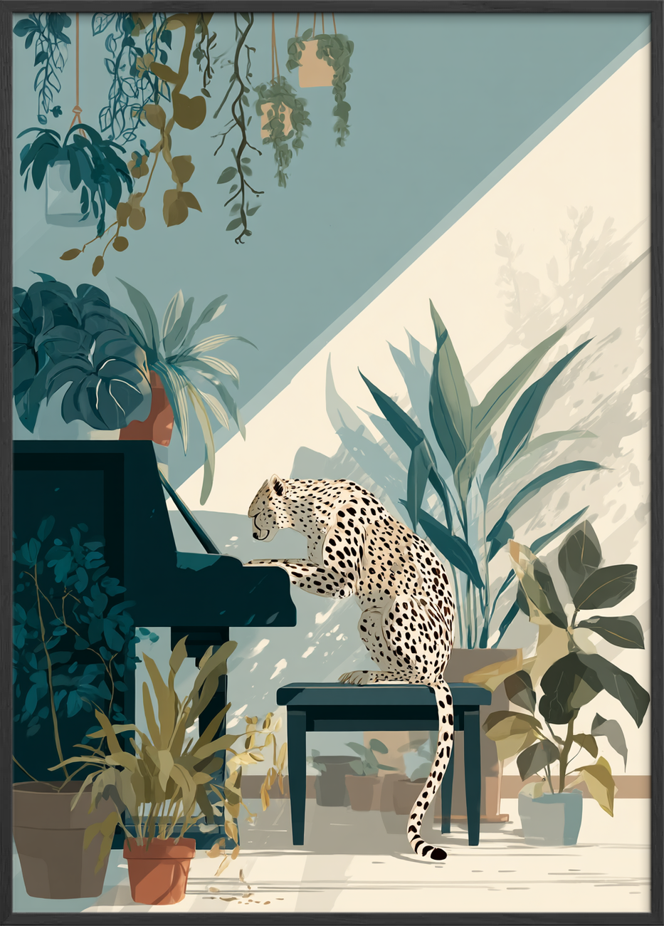 Potespil i grønne skygger - Black Frame, No Border