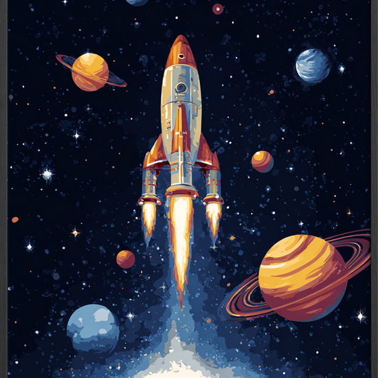 Raketens sus gennem mørket - Black Frame, No Border