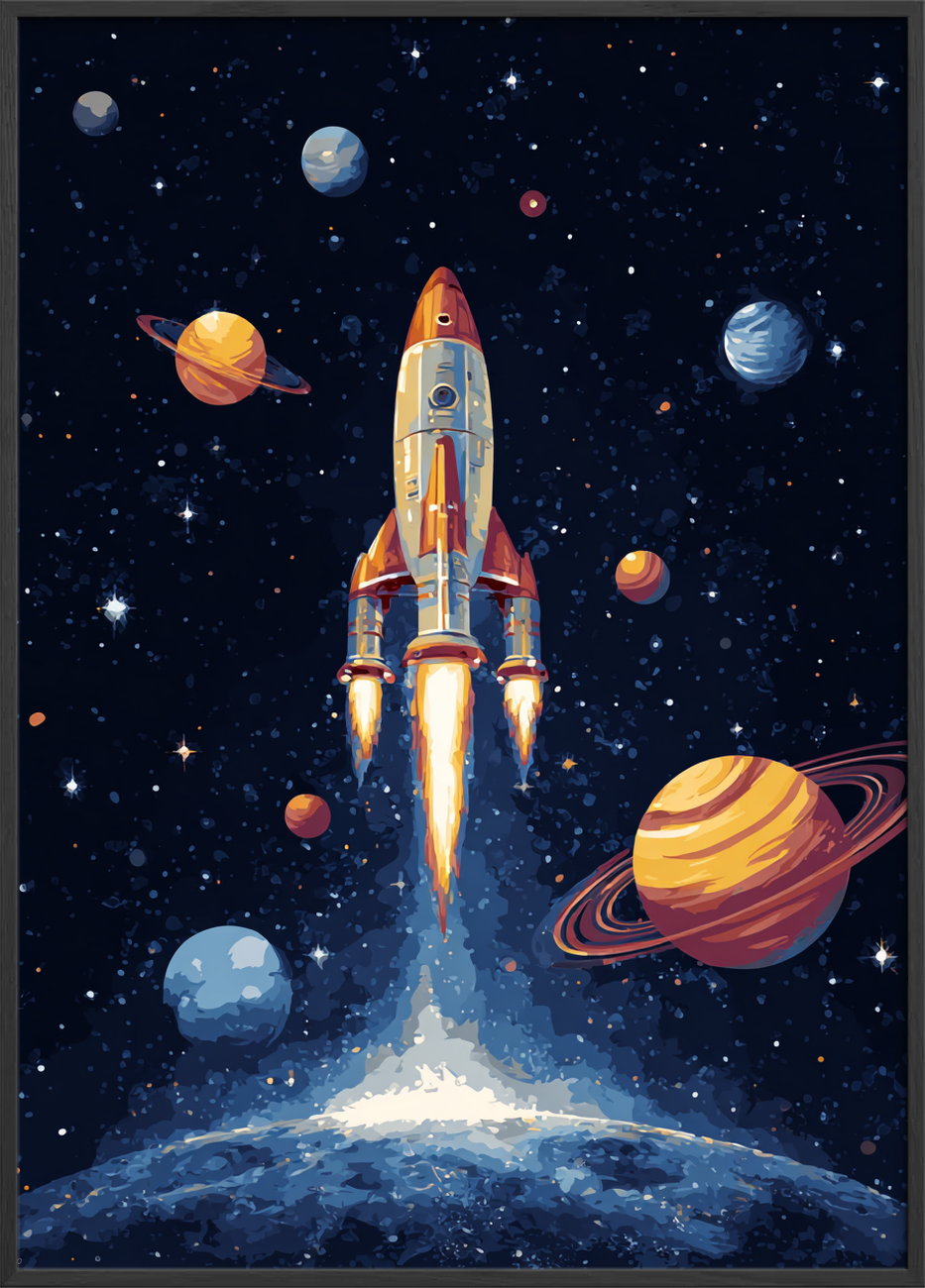 Raketens sus gennem mørket - Black Frame, No Border