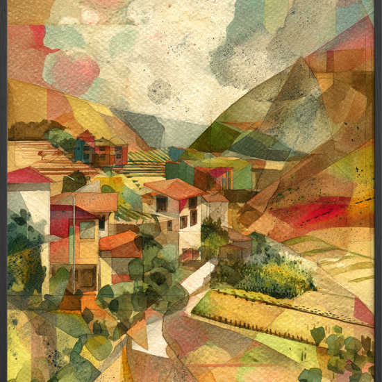 Lyden af fjernt landsbyliv - Black Frame, No Border