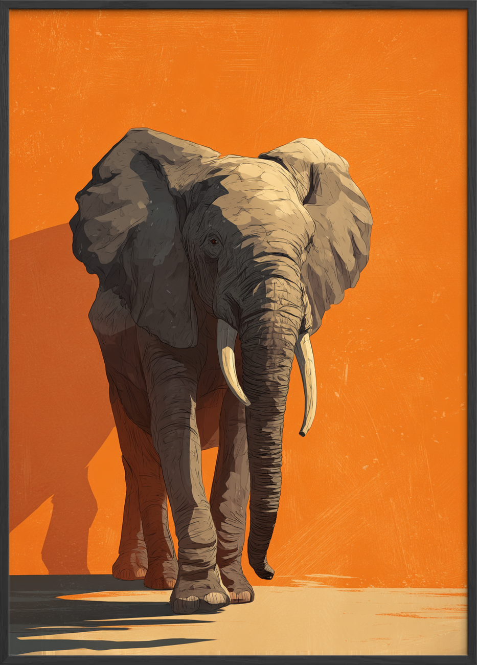 Tunge trin som trommer - Black Frame, No Border