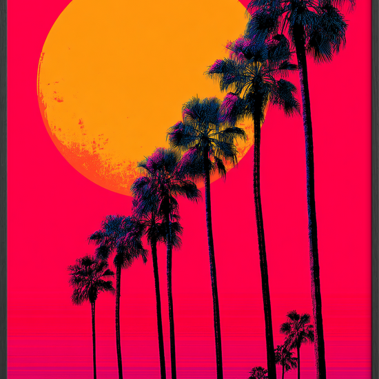 Hvisken af palmer - Black Frame, No Border