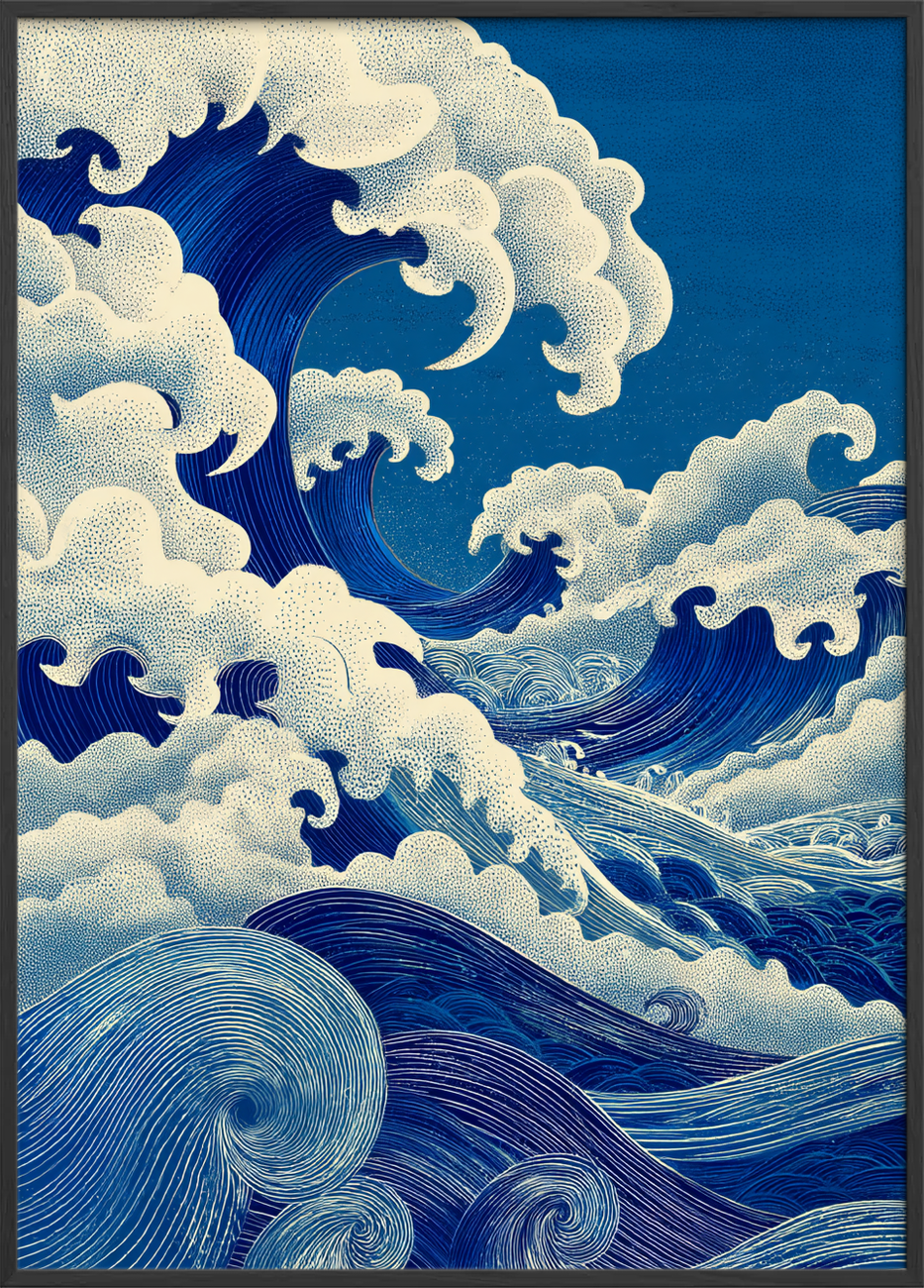 Havets blå brøl - Black Frame, No Border