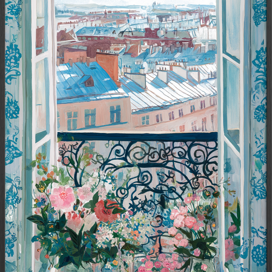 Duften af morgenen i byen - Black Frame, No Border