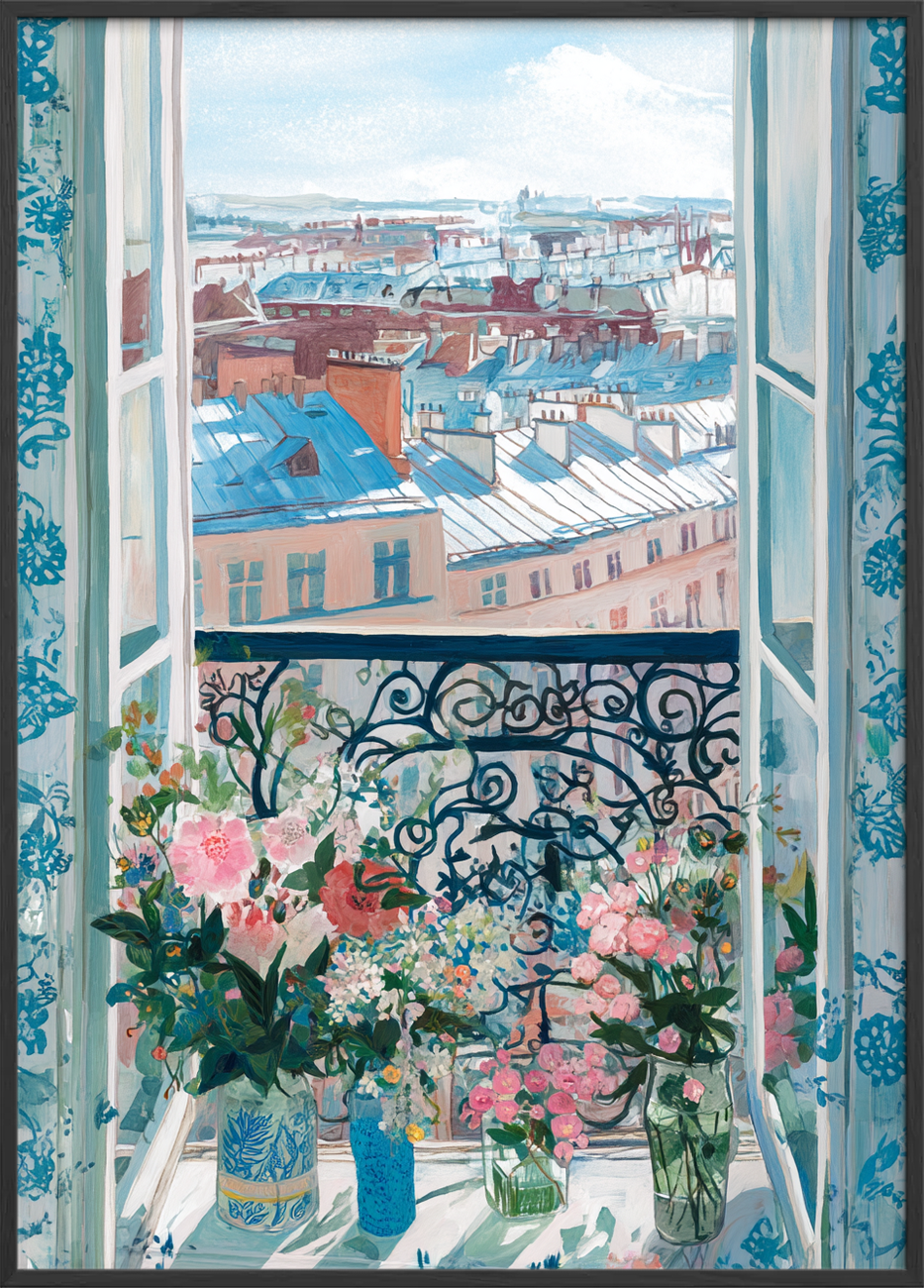 Duften af morgenen i byen - Black Frame, No Border