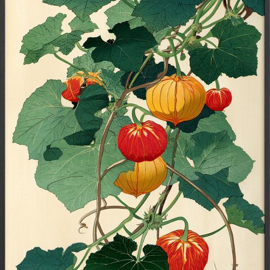 Hviskende lanterner i vinden - Black Frame, No Border