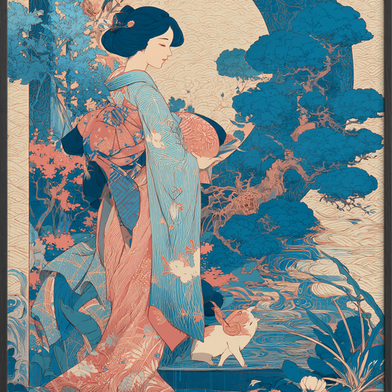 Silkens hvisken i måneskær - Black Frame, No Border