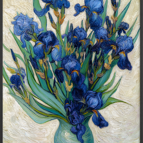 Blød blå hvisken - Black Frame, No Border