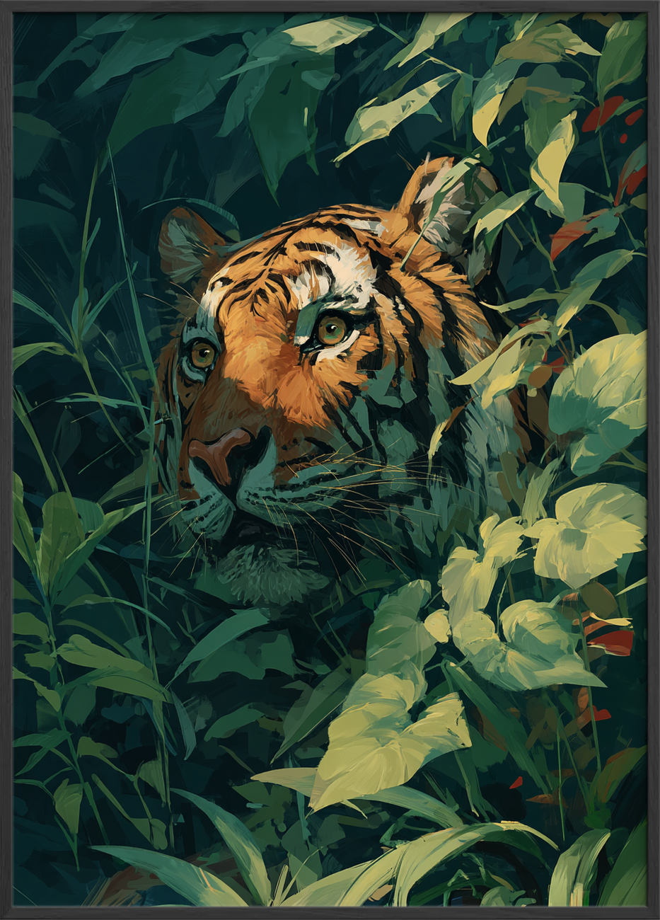 Tigerens bløde åndedrag - Black Frame, No Border