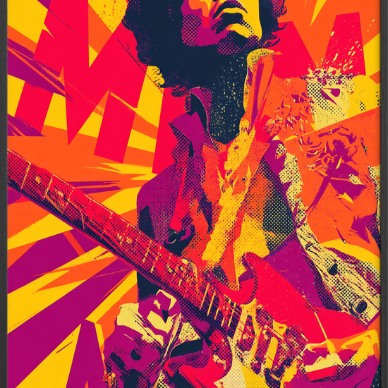 Elektrisk smag af sol - Black Frame, No Border