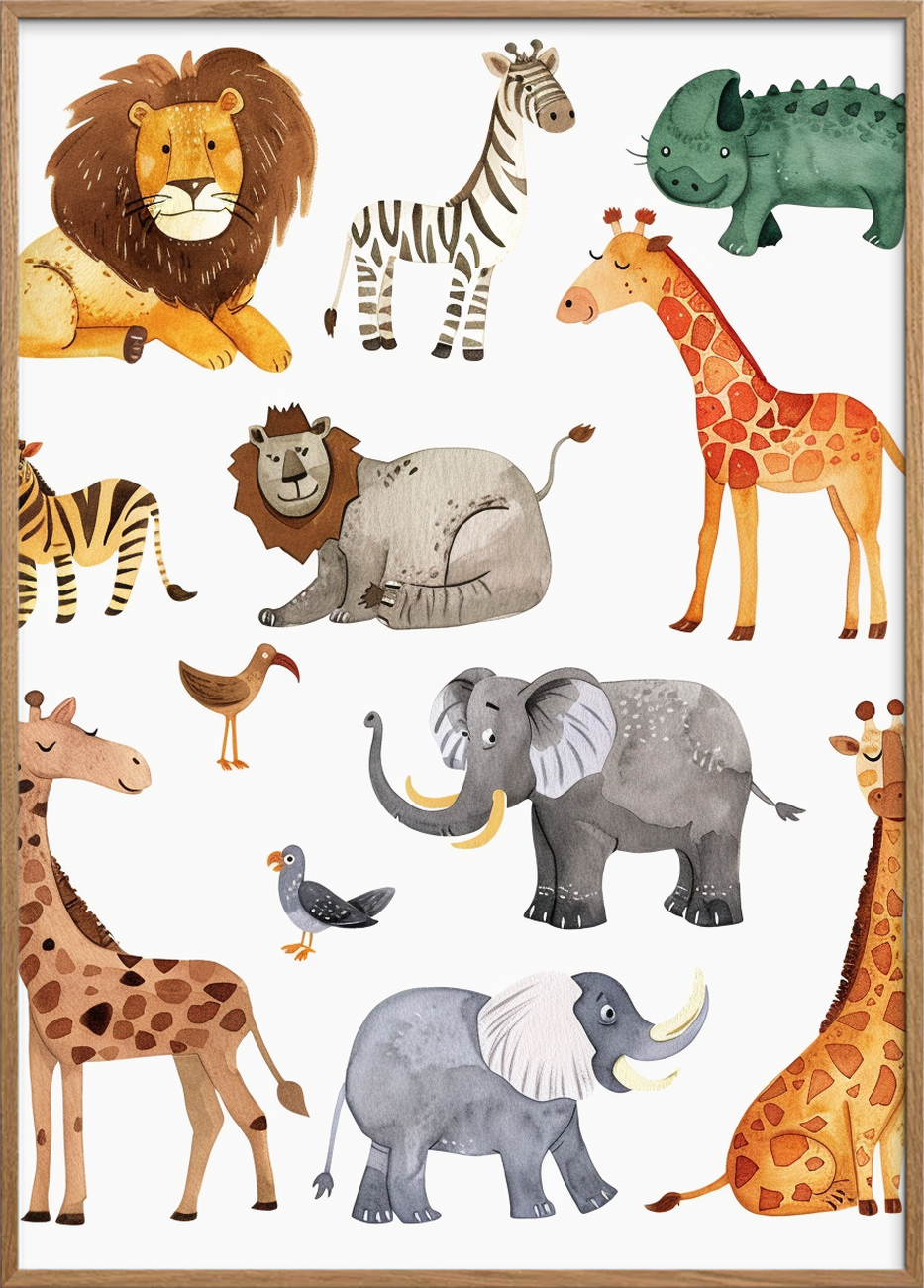 Savannens dæmpede rytme - Oak Frame, No Border