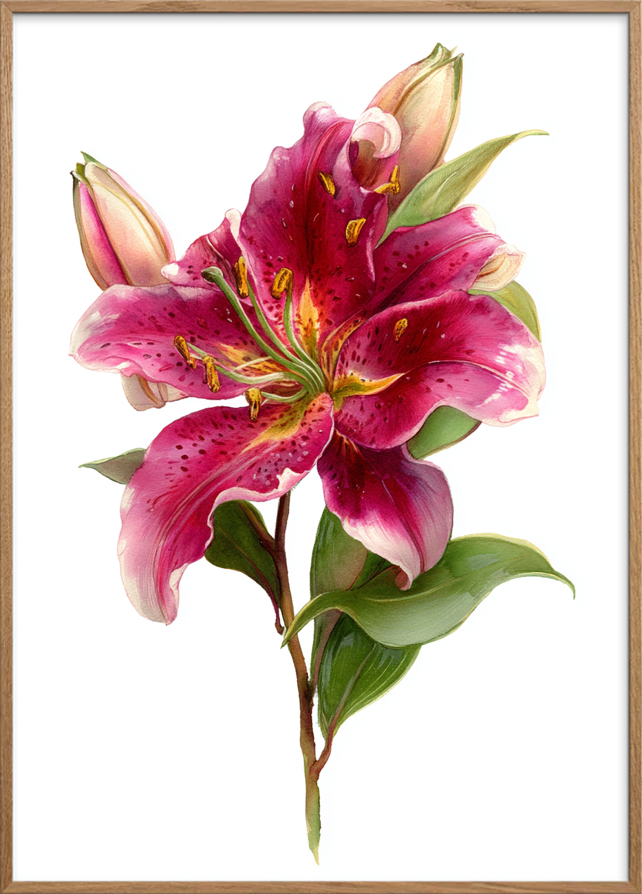 Dufthvisken i sommerens hjerte - Oak Frame, No Border