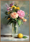 Duft af fløjl og citron - Oak Frame, No Border