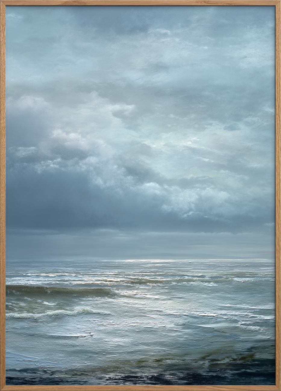 Havets kolde hvisken - Oak Frame, No Border