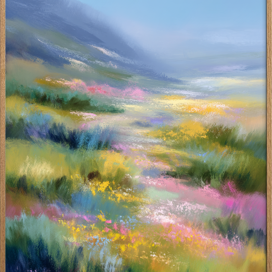 Lyd af farver i vinden - Oak Frame, No Border