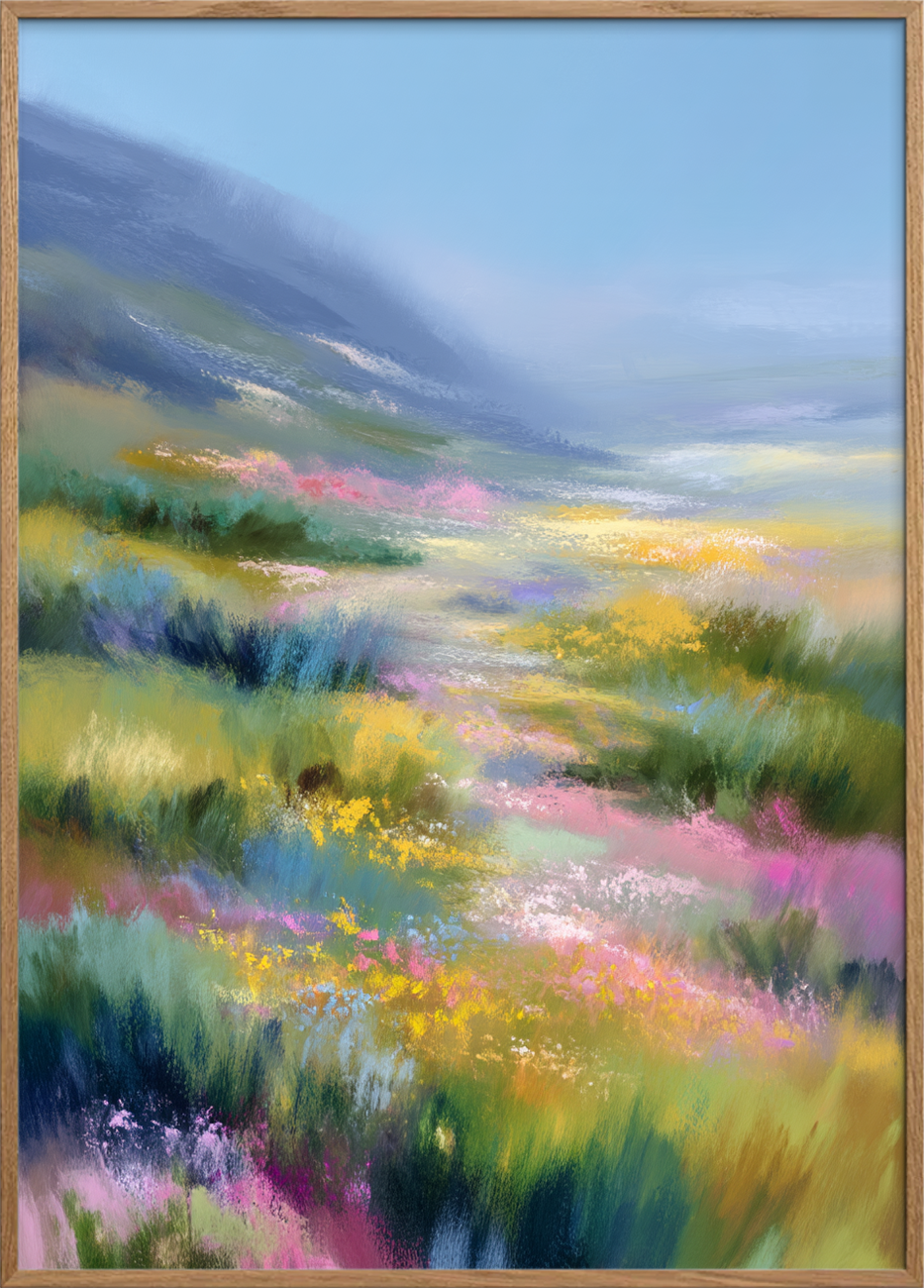 Lyd af farver i vinden - Oak Frame, No Border