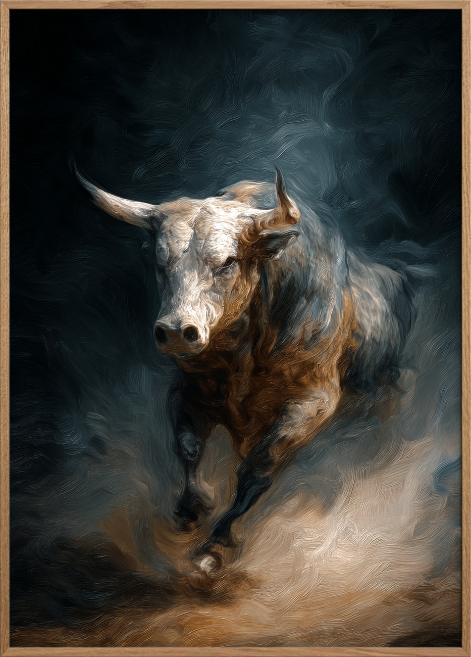 Smagen af støv og vrede - Oak Frame, No Border