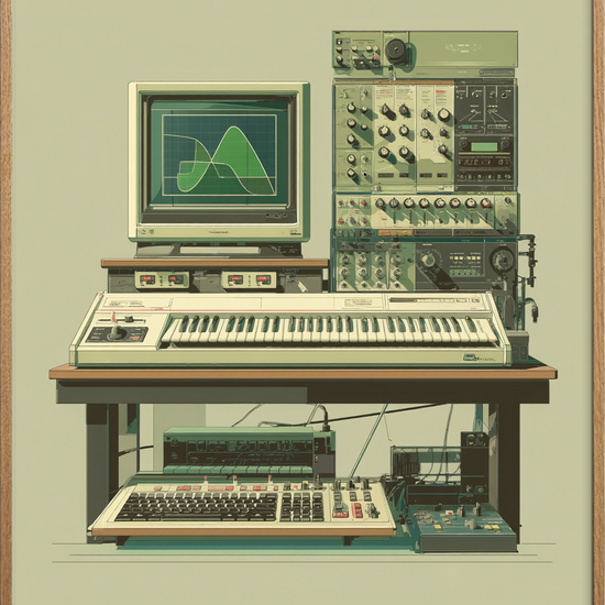 Lydens grønne kurver - Oak Frame, No Border