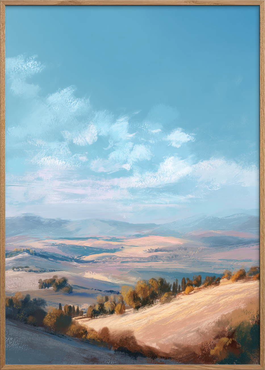 Himlens salte åndedrag - Oak Frame, No Border