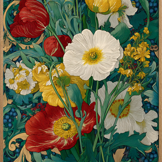 Lyden af farverne - Oak Frame, No Border