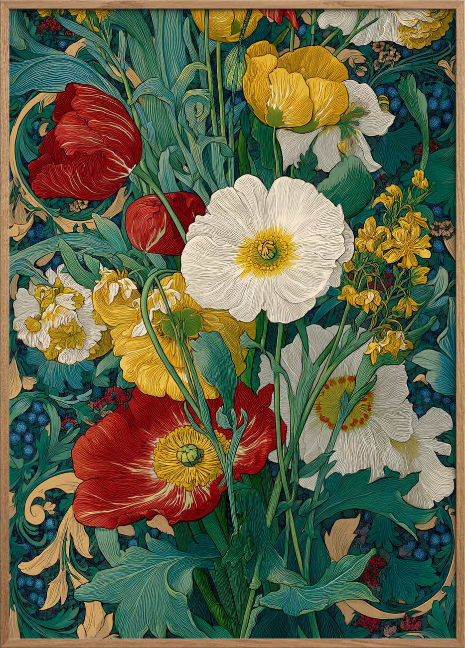 Lyden af farverne - Oak Frame, No Border