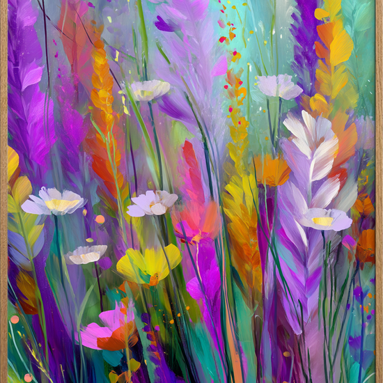 Hvisken fra farverne - Oak Frame, No Border