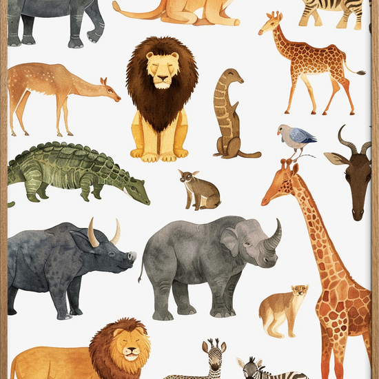 Savannens sagte rytme - Oak Frame, No Border