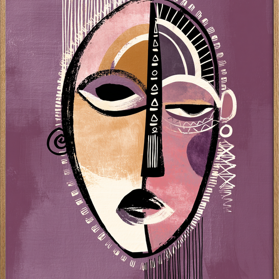 Stille rytme i ansigtet - Oak Frame, No Border