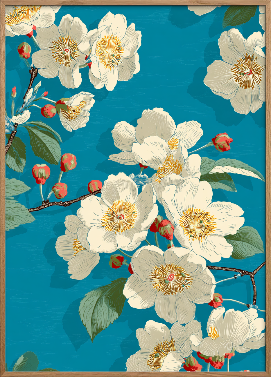 Blid duft af sommerregn - Oak Frame, No Border