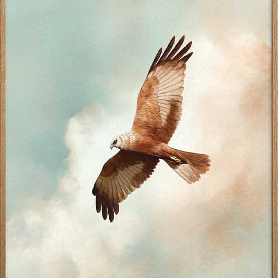 Vindens stille hvisken - Oak Frame, No Border