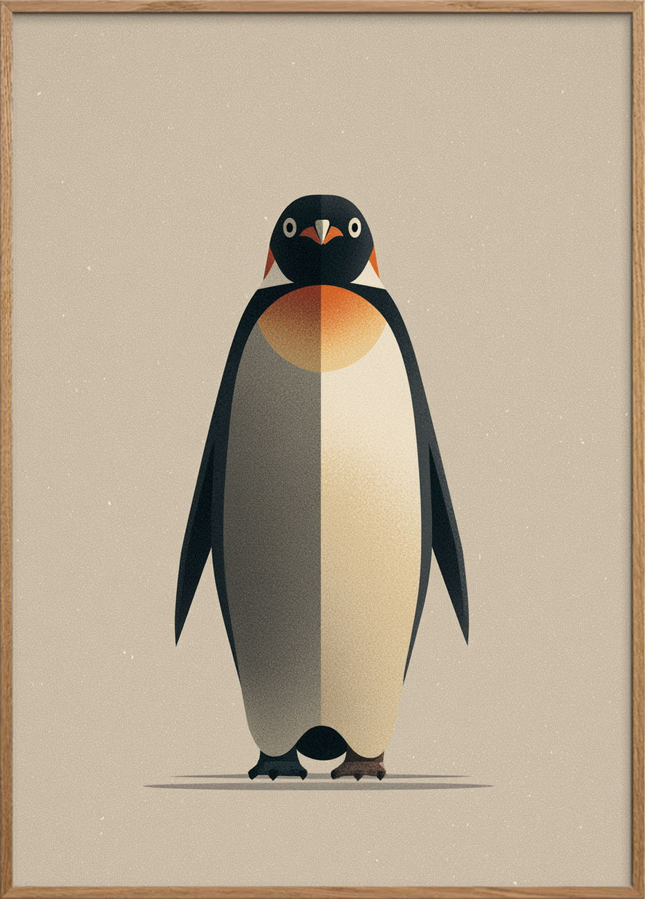 Mumlen fra frostens hjerte - Oak Frame, No Border