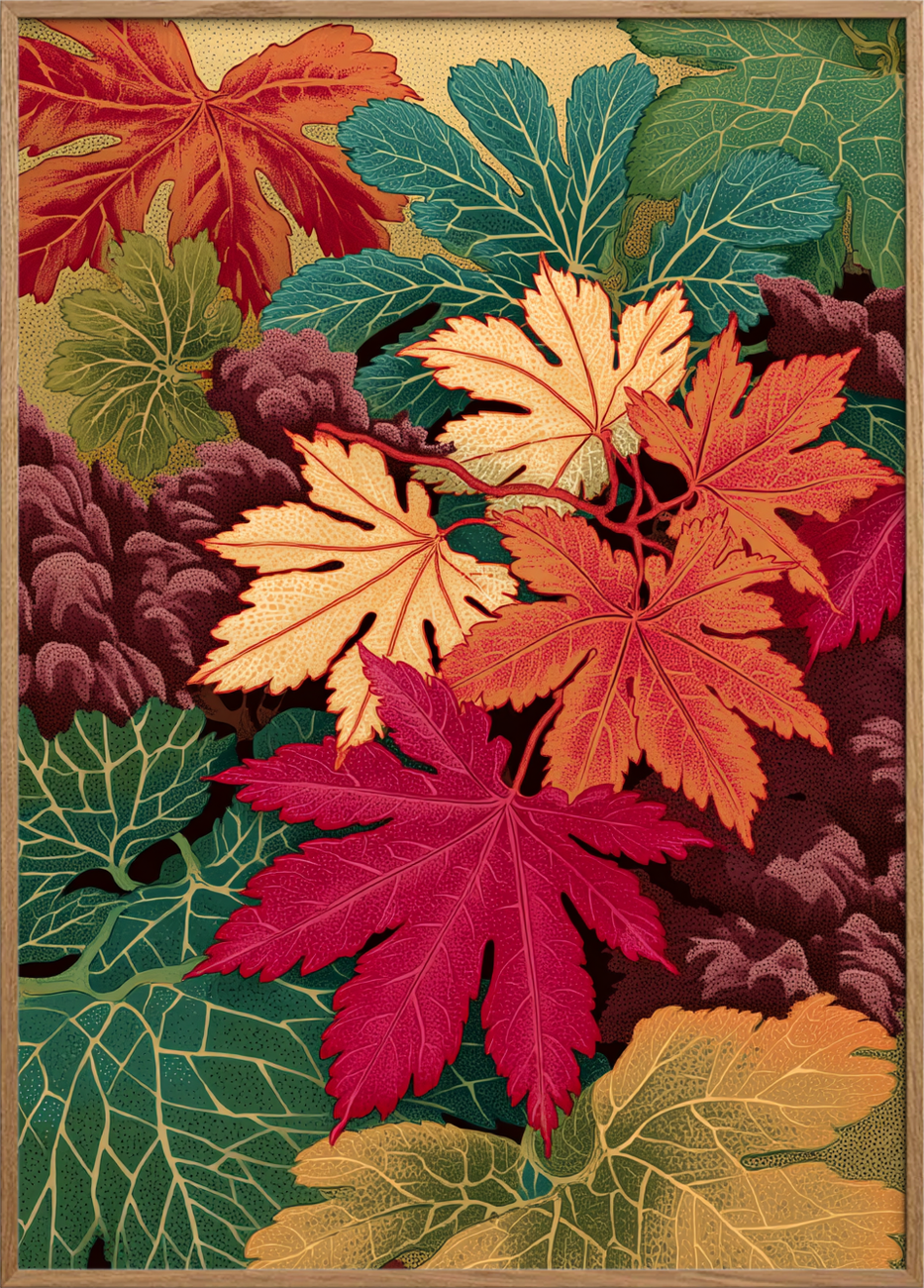 Efterårets varme knitring - Oak Frame, No Border