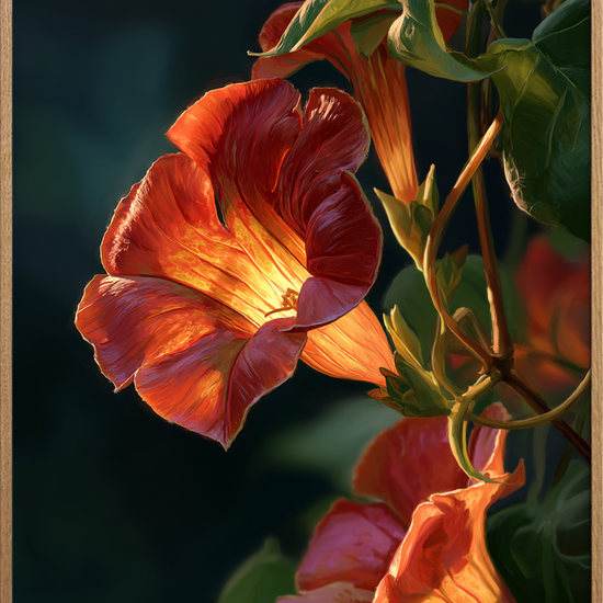 Indre glødens sang - Oak Frame, No Border
