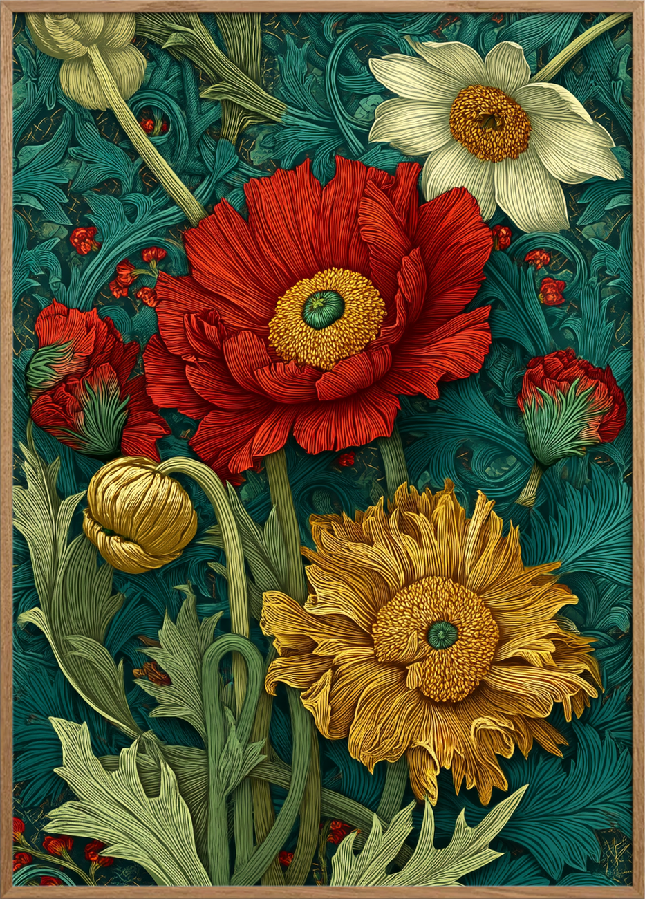 Duft af skjult symfoni - Oak Frame, No Border