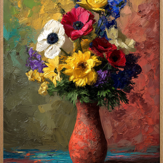 Klang af farver - Oak Frame, No Border